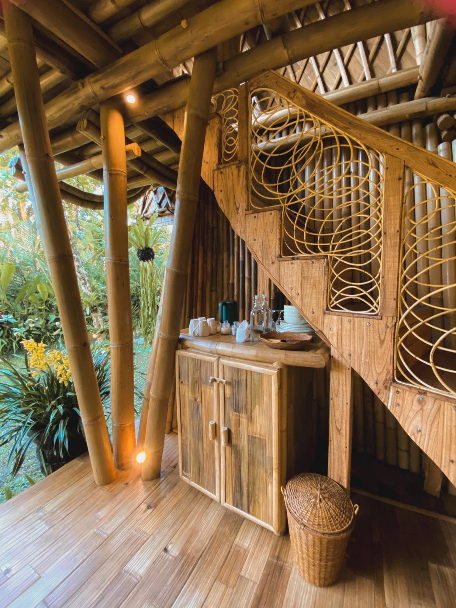 Alamvaya Bali Bamboo House Villa Sidemen  Exterior photo
