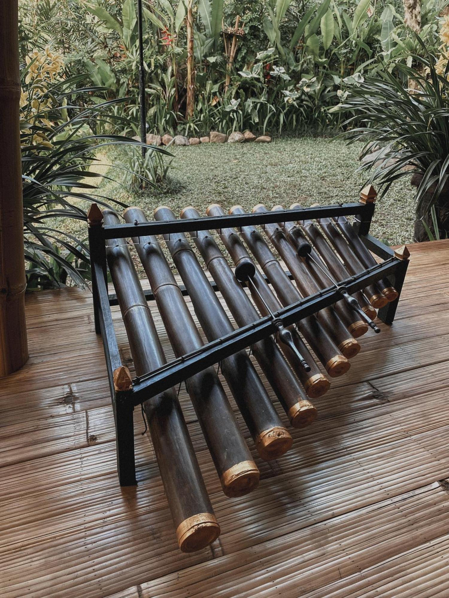 Alamvaya Bali Bamboo House Villa Sidemen  Exterior photo