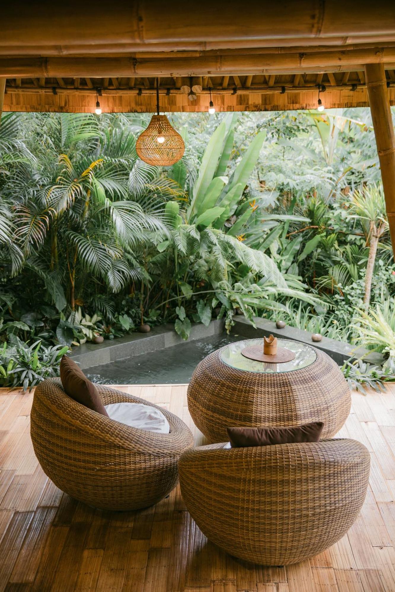 Alamvaya Bali Bamboo House Villa Sidemen  Exterior photo