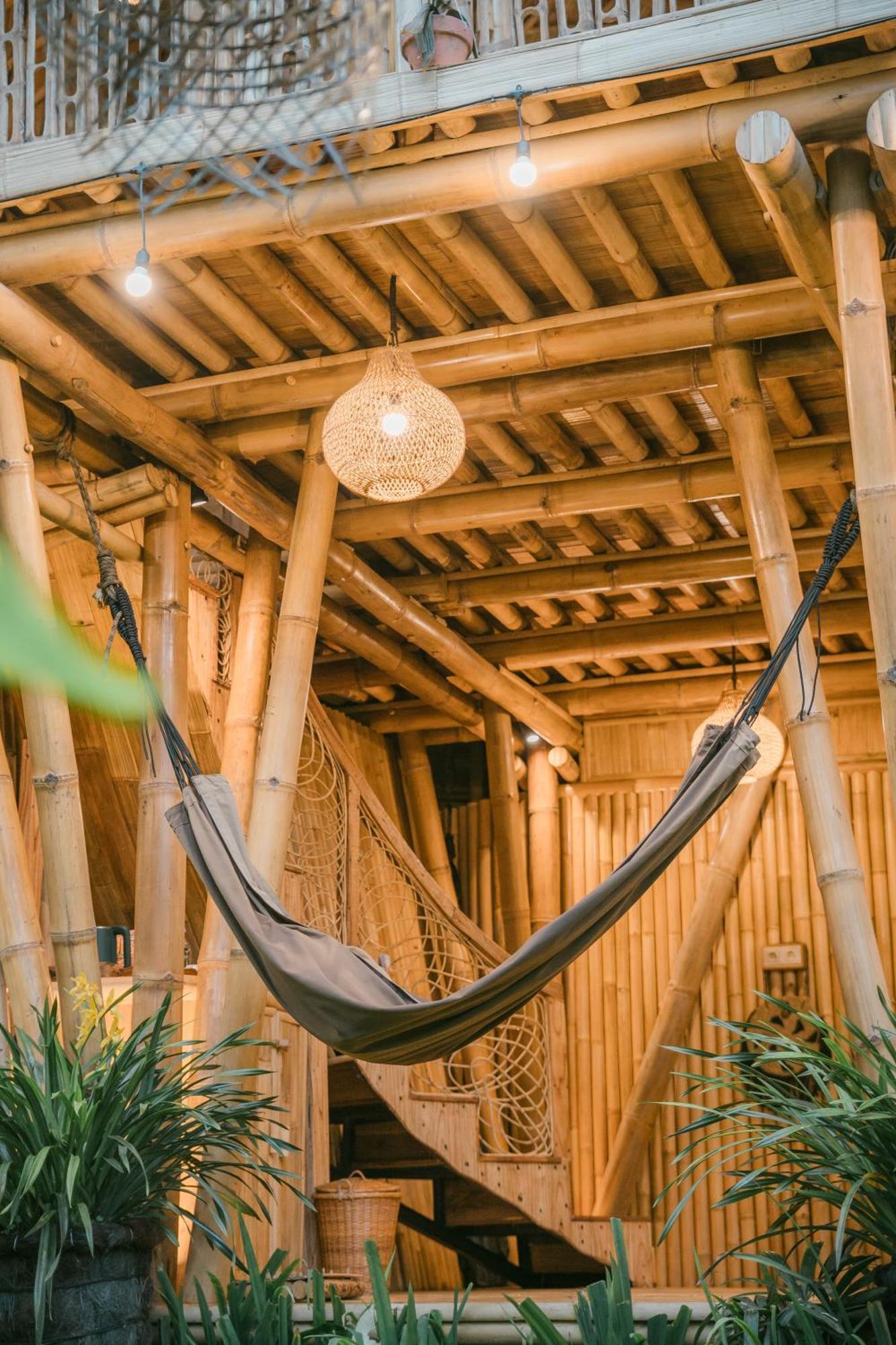 Alamvaya Bali Bamboo House Villa Sidemen  Exterior photo