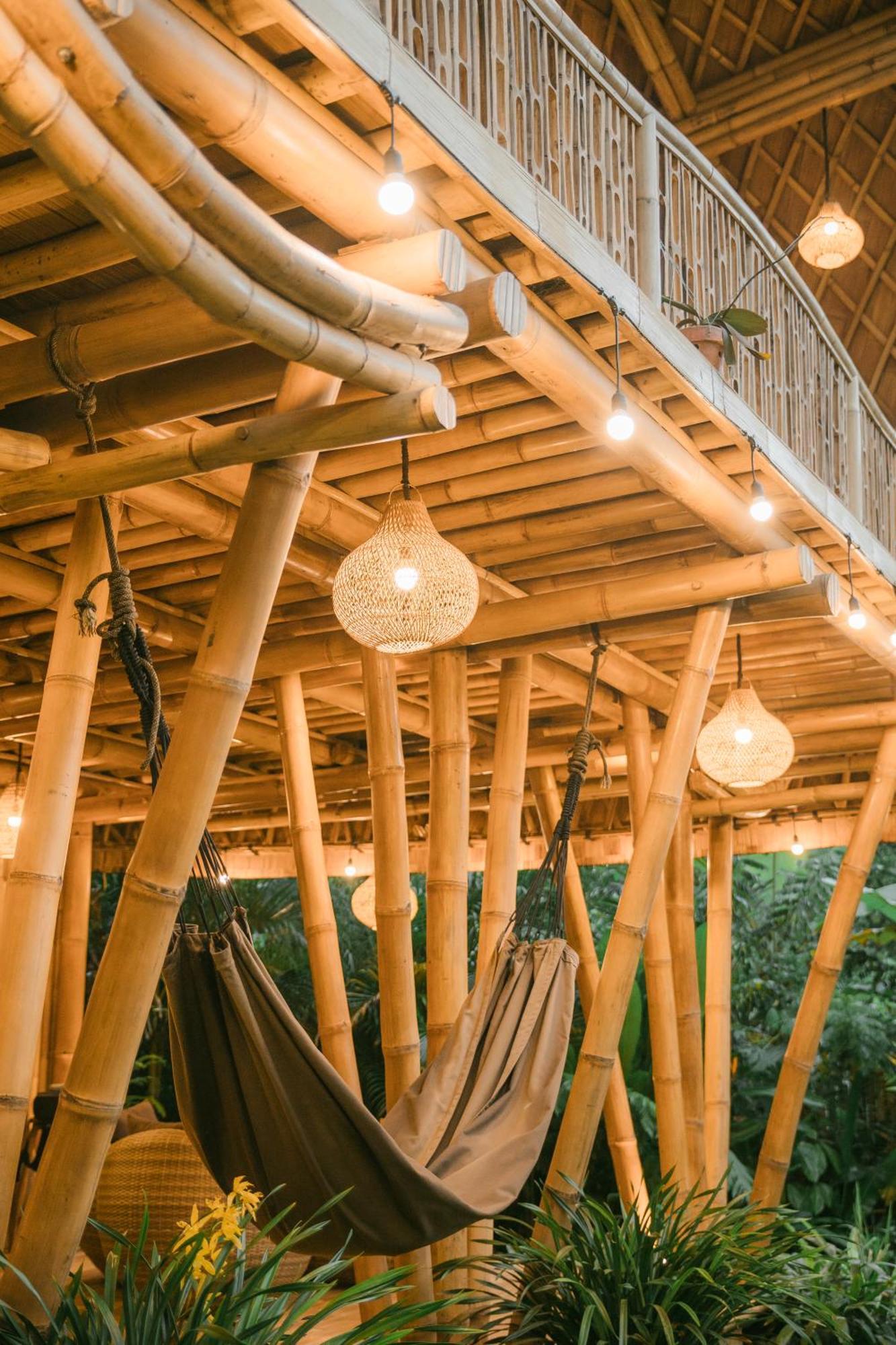 Alamvaya Bali Bamboo House Villa Sidemen  Exterior photo