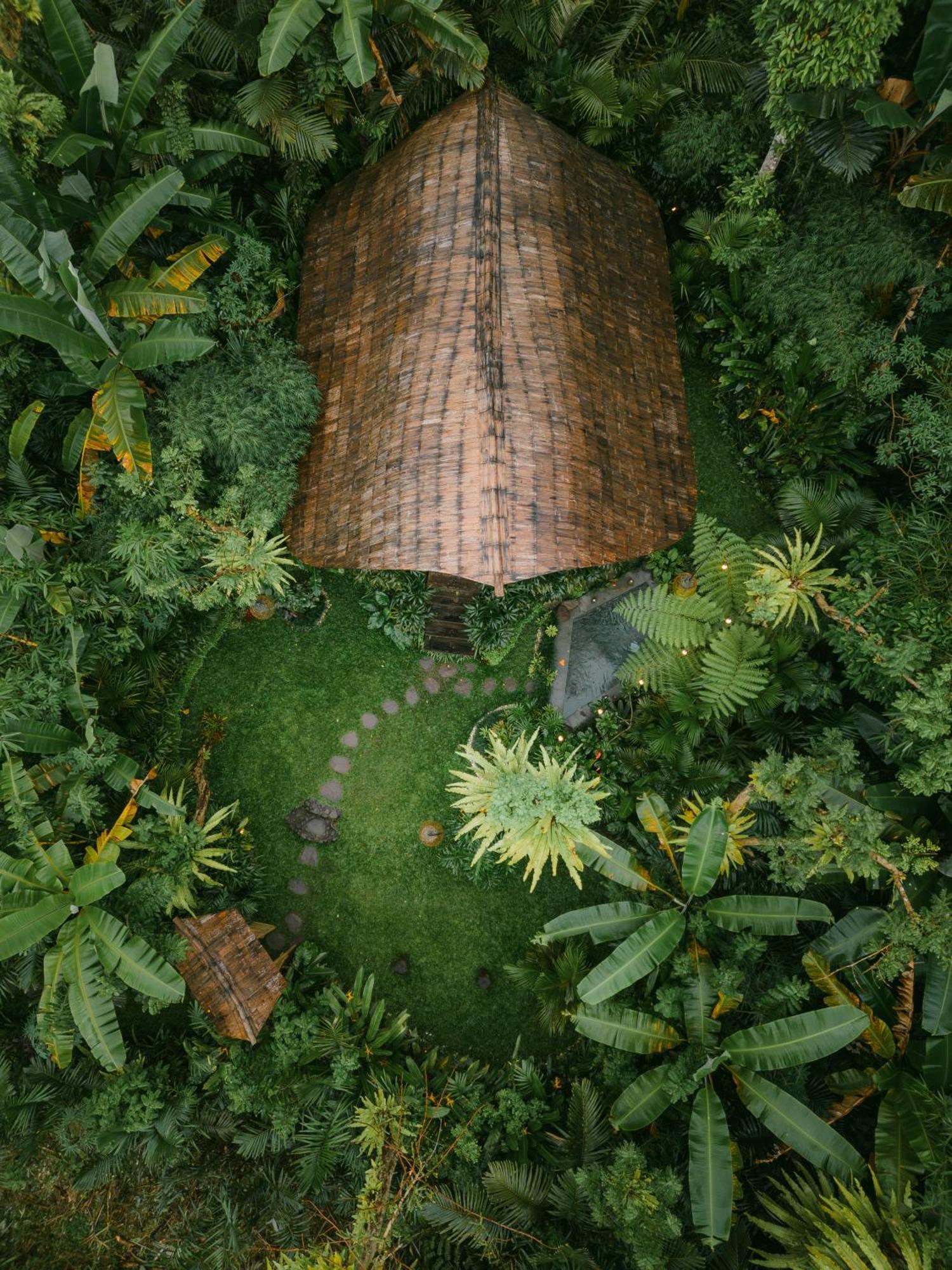 Alamvaya Bali Bamboo House Villa Sidemen  Exterior photo